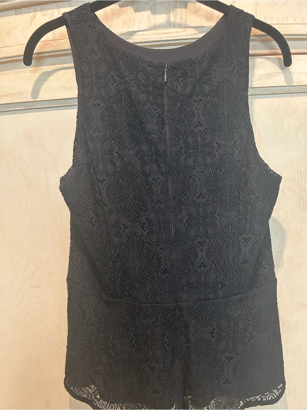 White House Black Market Black Lace Tank